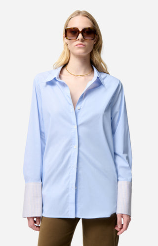 Vanessa bruno Chemise Esti en Coton Ciel