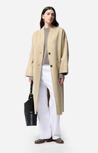 Charger l&#39;image dans la galerie, Vanessa bruno Manteau Bachir en Laine Beige Chine