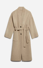 Charger l&#39;image dans la galerie, Vanessa bruno Manteau Bachir en Laine Beige Chine