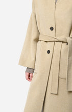 Charger l&#39;image dans la galerie, Vanessa bruno Manteau Bachir en Laine Beige Chine