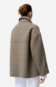 Vanessa bruno Manteau Ferman Multicolore