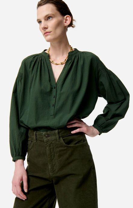 Vanessa bruno Blouse Nipoa Vert Fonce
