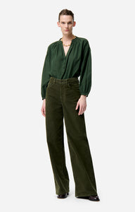 Vanessa bruno Blouse Nipoa Vert Fonce