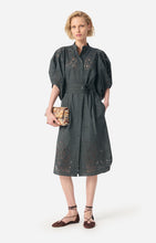 Charger l'image dans la galerie, Vanessa bruno Robe Flora Midi Brodée Noir