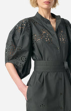 Charger l'image dans la galerie, Vanessa bruno Robe Flora Midi Brodée Noir