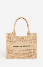 Charger l'image dans la galerie, Vanessa bruno Grand Panier en Raphia Sable Noir