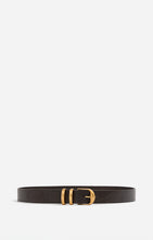 Charger l'image dans la galerie, Vanessa bruno Ceinture en Cuir 30 MM Chocolat