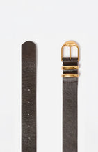 Charger l'image dans la galerie, Vanessa bruno Ceinture en Cuir 30 MM Chocolat