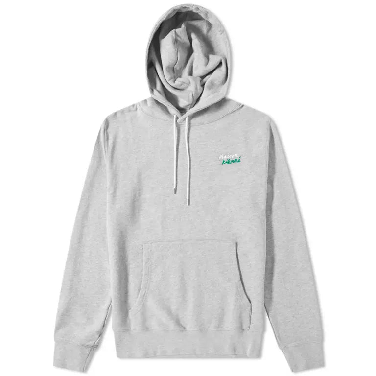 Maison Kitsuné Hoodie Broderie Logo Grey