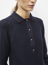 Charger l&#39;image dans la galerie, Molli Polo Didi Finition Picots Nuit Amarante