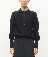 Charger l&#39;image dans la galerie, Molli Polo Didi Finition Picots Nuit Amarante