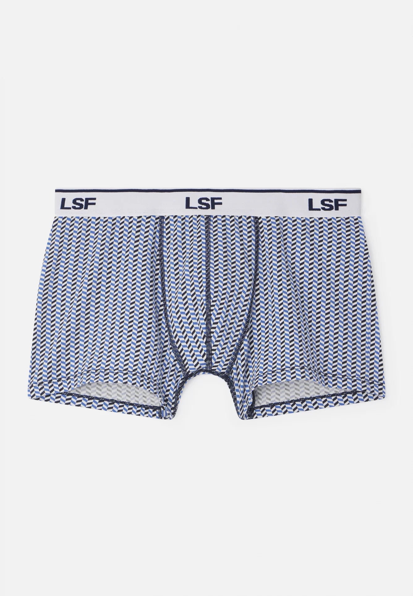 Le Slip Français Boxer Le Marius Chevron Bleu