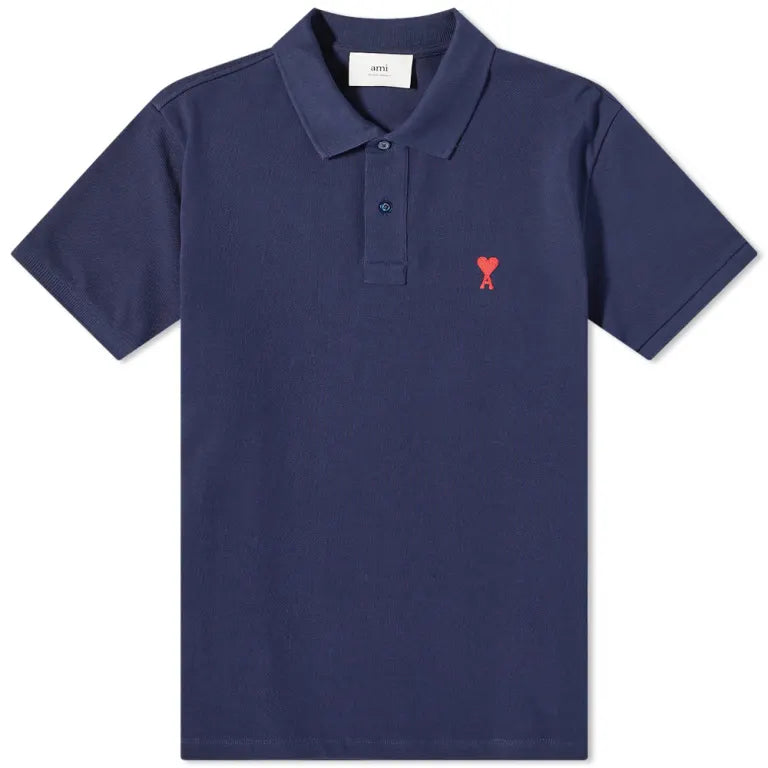 AMI Polo Ami de Coeur Bleu nautique