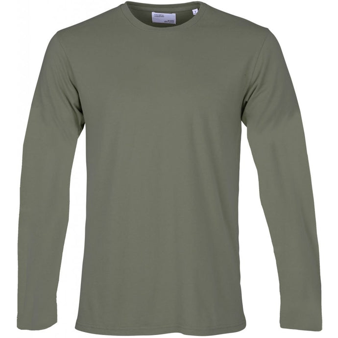 Colorful Standard T-shirt Manches Longues Classic Dusty olive