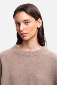 Margaux Lonnberg Pull Clive en Laine Light Stone
