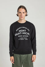 Charger l&#39;image dans la galerie, Le Mont Saint Michel Sweatshirt Imprimé Taugi Black