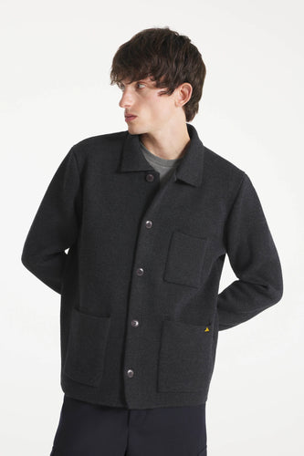 Le Mont Saint Michel Veste Guino en Laine Grey