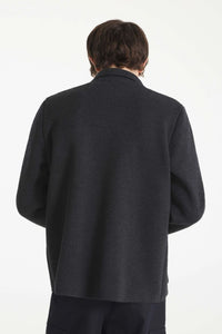Le Mont Saint Michel Veste Guino en Laine Grey