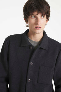 Le Mont Saint Michel Veste Guino en Laine Grey