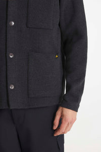 Le Mont Saint Michel Veste Guino en Laine Grey
