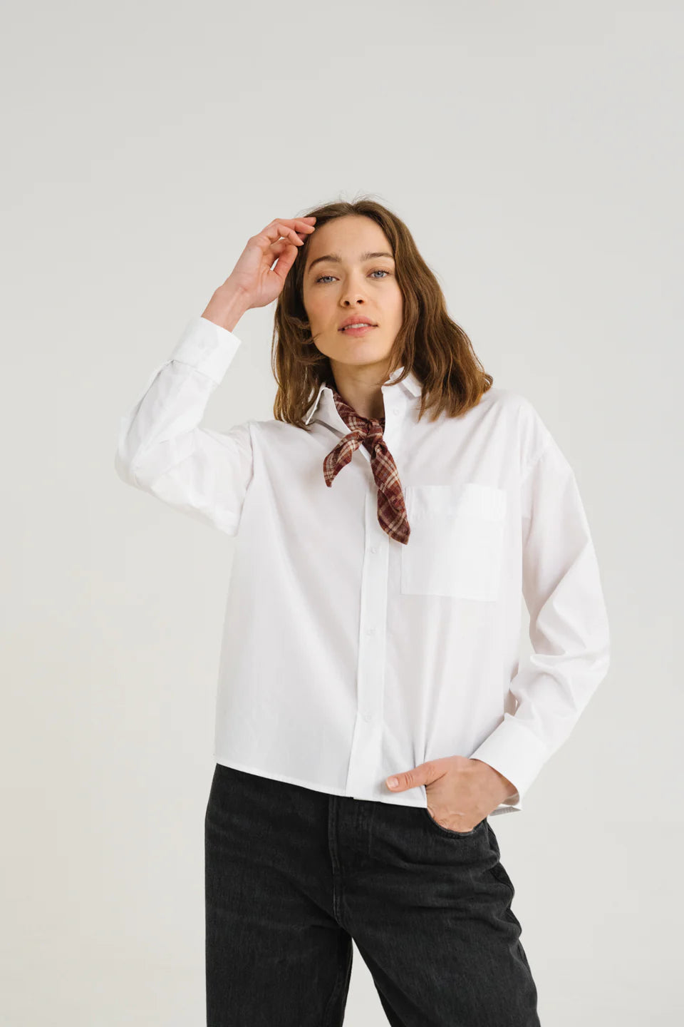 SacreCoeur Blouse Andrea Optic Blanc