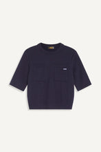 Charger l&#39;image dans la galerie, Le Mont Saint Michel Pull Symone en Laine Navy