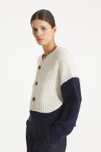 Charger l&#39;image dans la galerie, Le Mont Saint Michel Pull Suyor en Laine Navy
