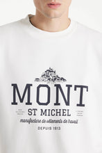 Charger l&#39;image dans la galerie, Le Mont Saint Michel Sweatshirt Imprimé Ternal Off White