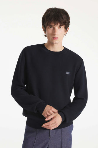 Le Mont Saint Michel Pull Sisla en Laine Navy