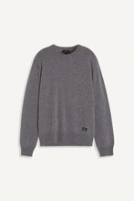 Charger l&#39;image dans la galerie, Le Mont Saint Michel Pull Samson en Laine Cachemire Grey