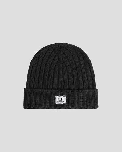 C.P. Company Bonnet en Laine Black