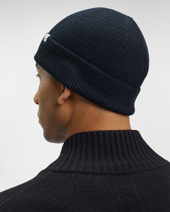 C.P. Company Bonnet en Laine Black