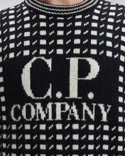 Charger l&#39;image dans la galerie, C.P. Company Pull Jacquard Wool Black
