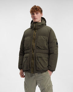 C.P. Company Parka Flatt Nylon Hooded Ivy green