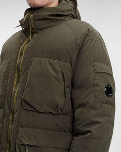 C.P. Company Parka Flatt Nylon Hooded Ivy green