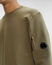 Charger l&#39;image dans la galerie, C.P. Company Sweatshirt Diagonal Ivy green