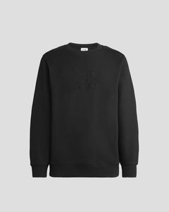C.P. Company Sweatshirt Diagonal Logo Black