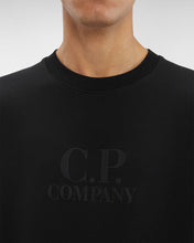 Charger l&#39;image dans la galerie, C.P. Company Sweatshirt Diagonal Logo Black