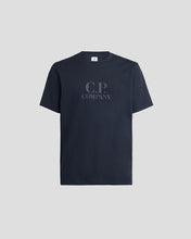 Charger l&#39;image dans la galerie, C.P. Company T-shirt Embossed Logo Total eclipse