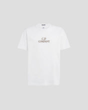 Charger l&#39;image dans la galerie, C.P. Company T-shirt Logo Mercerized Gauze white