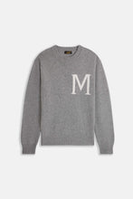 Charger l'image dans la galerie, Le Mont Saint Michel Pull Sobin en Laine Cachemire Grey