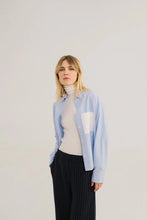Charger l&#39;image dans la galerie, SacreCoeur Blouse Andrea Preppy Bleu