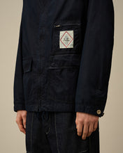 Charger l&#39;image dans la galerie, C.P. Company Veste Fili indigo Goggle Insignia Blue