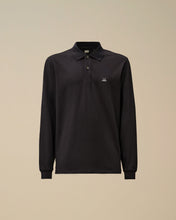 Charger l&#39;image dans la galerie, C.P. Company Polo Piquet Long Sleeve Total Eclipse