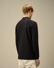 Charger l&#39;image dans la galerie, C.P. Company Polo Piquet Long Sleeve Total Eclipse
