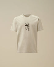 Charger l&#39;image dans la galerie, C.P. Company T-shirt Jersey Vertical Logo Blue Fox