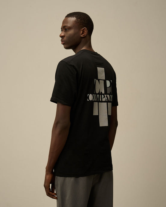 C.P. Company T-shirt Jersey Bristish Sailor Logo Black