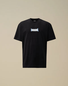 C.P. Company T-shirt Jersey Printed logo Total Eclipse