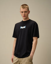 Charger l&#39;image dans la galerie, C.P. Company T-shirt Jersey Printed logo Total Eclipse