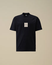 Charger l&#39;image dans la galerie, C.P. Company T-shirt Indigo Jersey Logo Denim